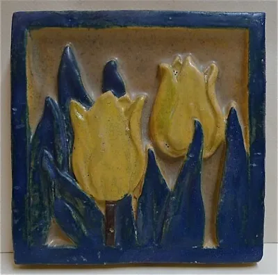 American Encaustic Tulip Tile • $395