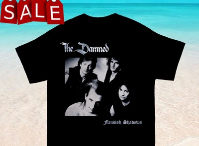 $7.99 • Buy Rare The Damned Fiendish Shadows Cotton Black T Shirt S To 5XL Gift Fans