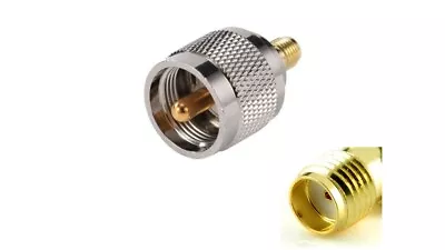 £3.95 • Buy SMA Female Connector To UHF PL259 Male RF Convertor Adapter             424