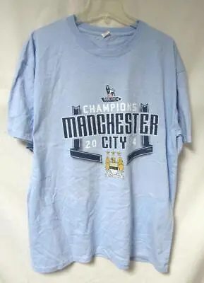 Manchester City Men's Size X-Large 2014 Champions T-Shirt C1 5337 • $16.98