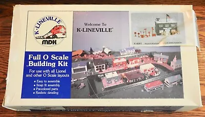 Vintage O Scale K-Lineville Building Kit Police Station W/figures #K-4041 • $19.99