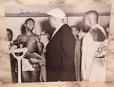 Autographed MUHAMMAD ALI Signed 16x20  Boxing Sonny Liston Weigh In Photograph • $139.99