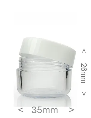 15 Ml EMPTY POT FOR NAIL ART RHINESTONES GLITTER CRAFTS STORAGE JARS POT 715C • £4.45