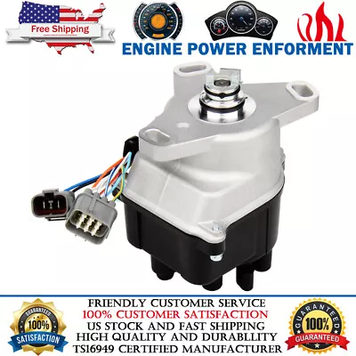 Ignition Distributor For 92-95 Honda Engine OBD1 B16A1 B16A2 B18C1 TD44U & TD68U • $79.31