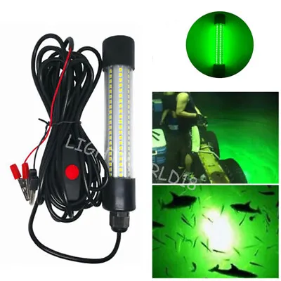 5000000Lumens 12V 126 LED Green Underwater Fishing Light Lamp Fish Attract • $16.99