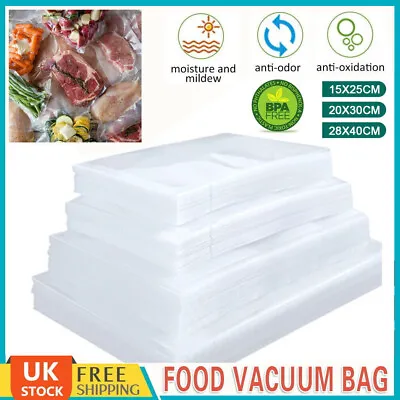 $135 • Buy 500pcs Vacuum Sealer Bags Embossed Food Saver Storage Package 4 Mil Universal US