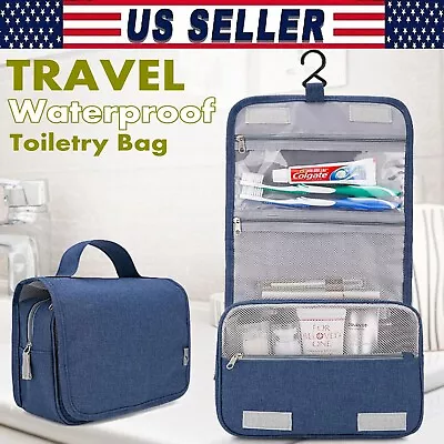 Hanging Travel Toiletry Bag Large Capacity Cosmetic Travel Toiletry Organizer • $8.94