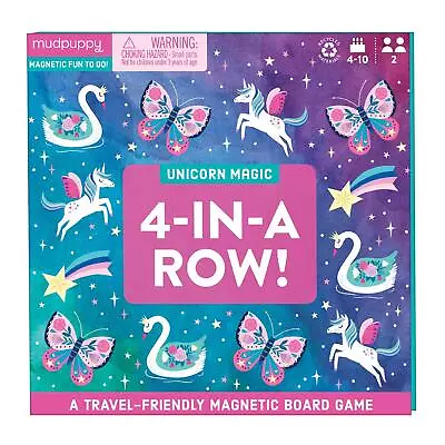 Unicorn Magic 4-in-a-Row Magnetic Board Game • $16.15