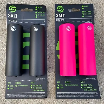 Pair Salt Am Nylon 4.5  Pegs 3/8  14mm Bmx Bicycle Bikes Pegs Cult Sunday Kink • $27.99