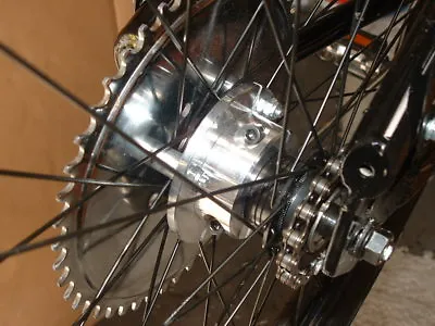 80cc  MOTORIZED BICYCLE  REAR WHEEL PART MAKES THE ENGINE KIT BETTER BIG TIME!!  • $32