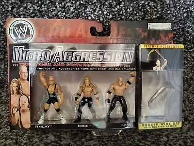 £9.99 • Buy WWE Micro Aggression-Finlay,Edge,Kane Figures.