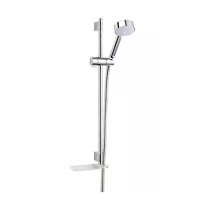 Shower Kit White & Chrome Effect Four Spray Contemporary Adjustable Slimline • £39.99