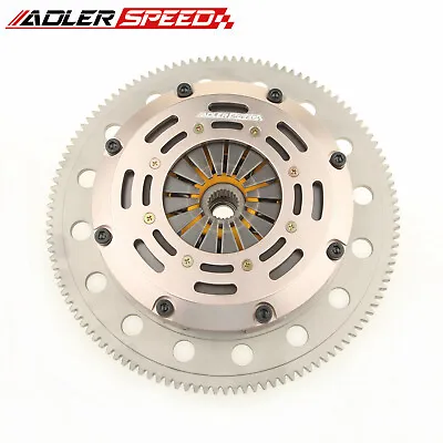 ADLERSPEED Sprung Twin Disc Clutch Kit For Honda Accord Prelude H22 H23 F22 F23 • $521.27
