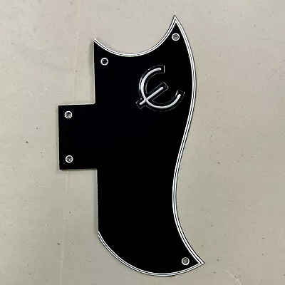 Guitar Parts For US Epihone G400 Pro Guitar Pickguard & E Logo 5 Ply Black • $10.49