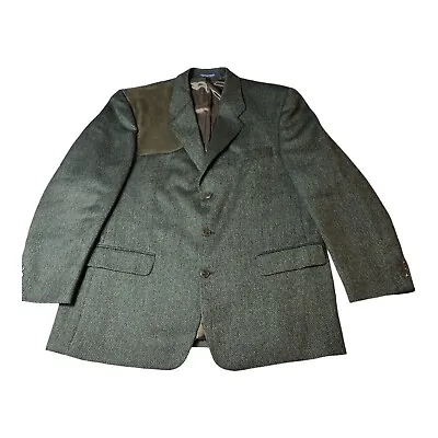 Vintage Country Western Pioneer Sports Coat Blazer Wool 42 R Made In Canada • $69.99