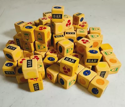 Lot Of 100 - Vintage 5/8” Bakelite Slot Machine Dice - Casino Game • $150