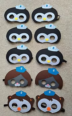 Octonauts Felt Masks X 10 Mask Party Bag Filler Bundle Job Lot CLEARANCE NEW • £10.95