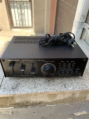 Vintage REALISTIC Model MPA-40 35 Watt Public Address Amplifier - Tested • $10.99