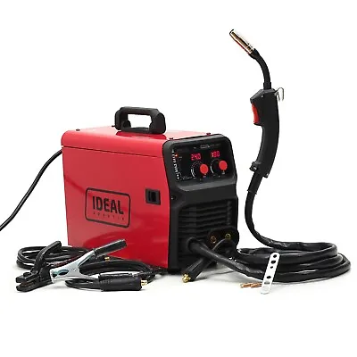 Ideal™ MIG/MAG Inverter Welder 180Amp Welding Machine 3in1 FLUX MMA ARC 230V • £270.25