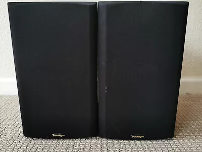 Pair V2 Paradigm Titan V.2 Bookshelf Speakers 6.5” Woofers Re-foamed SEE VIDEO • $135