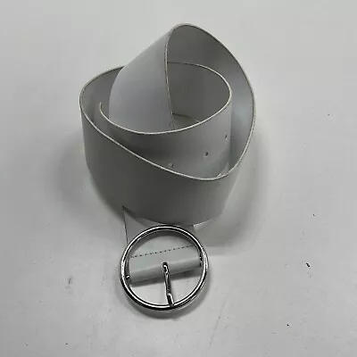 Michael Kors Women's White Designer Adjustable Buckle Waist Belt Size Small • $13.99