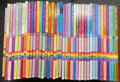 Lot Of 40 Rainbow Magic Fairy Books Daisy Meadows -Good Condition Slight Damage • £34.99