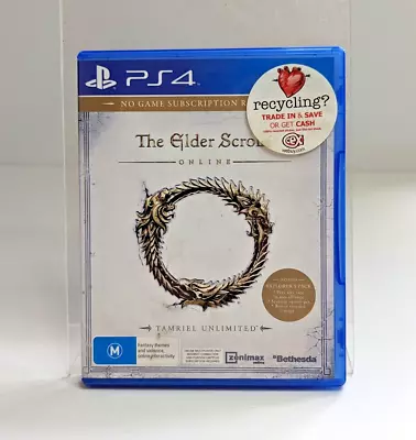 The Elders Scrolls Online PlayStation 4 Ps4 Game • $9.95