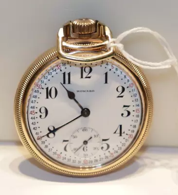 1919 10k GF Howard Pocket Watch Series 11 16s 21J (Runs) • $177.51