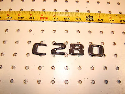 Mercedes W202 C280 Sedan Rear Deck Lid Silver C280 PLASTIC Genuine OEM 1 Emblem • $18.98
