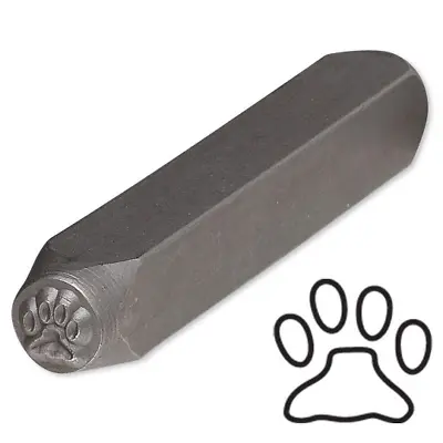 Steel Stamp Punch Tool Design Embellish Metal Plastic Blanks Dog Paw 34 • $11.99