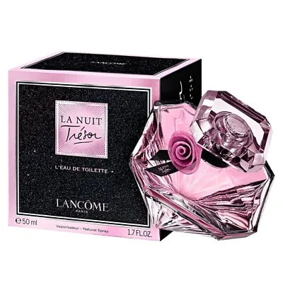 Lancome La Nuit Tresor For Women 1.7 Oz 50 Ml L'eau De Toilette Spray NEW IN BOX • $49.99