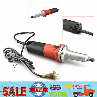 Electric Straight Die Grinder Handheld Variable Speed Grinding Machine 6mm 600W • £44.43