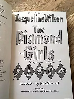 £15 • Buy The Diamond Girls,signed By Jacqueline Wilson.( To Megan.)