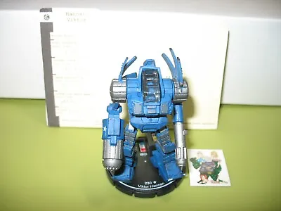 =Mechwarrior STORMHAMMER Viktor Hannan 123 Zeus With Dossier 14 = • $13