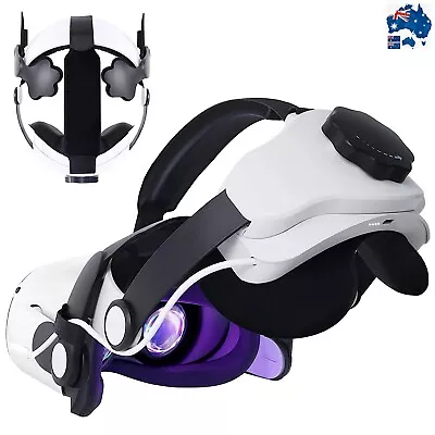 For Oculus Quest 2 VR Headset Head Strap Elite Band Adjustable W/5300mAh Battery • $69.99