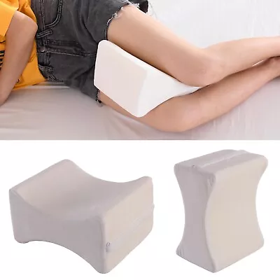 Memory Foam Contour Leg Pillow Bed Orthopaedic Firm Back Hips Knee Support • £6.99