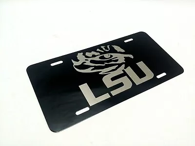 LSU Tigers Aluminum License Plate Laser Etched Car Front Tag Man Cave Room Décor • $18.99