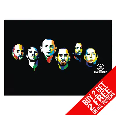 Linkin Park Chester Bennington Poster A4 A3 Size Print - Buy 2 Get Any 2 Free • £6.97