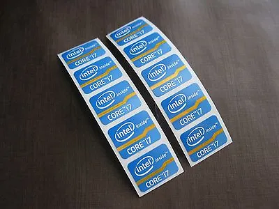 100 Pcs Core I7 Inside 15.5mm X 21mm Sticker Label Logo Decal Case Badge  • $25.77