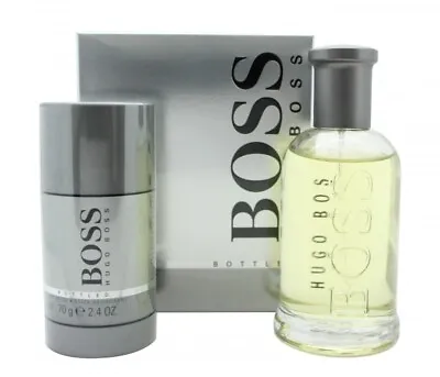 £90.69 • Buy Hugo Boss Boss Bottled Gift Set 100ml Edt + 10ml Edt + 150ml Shower Gel - Men's