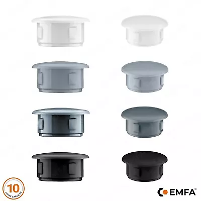 £2.79 • Buy Plug Fixing Holes Blanking Plugs Plastic Cover Finishing Inserts Hole Cap Round