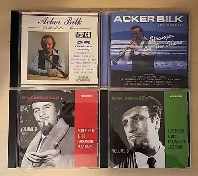 Acker Bilk - CD X 4 - Radio Luxembourg Sessions Vol 8 & 9 In A Mellow Mood ... • £9.45