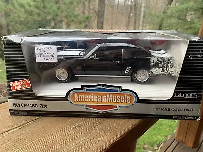 Ertl '69 Chevrolet Camaro Z/28 American Muscle 1/18  Scale Die-Cast • $40