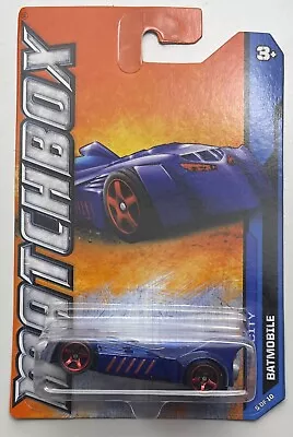 Matchbox - MBX City - Blue Batmobile - New On Card • $3.99