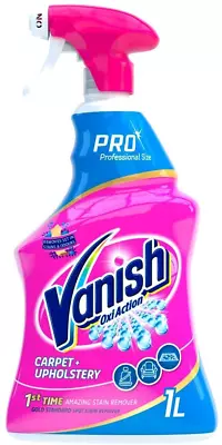 Vanish Professional Range Gold Upholstery + Carpet Cleaner And Stain Remover 1L • £10.76