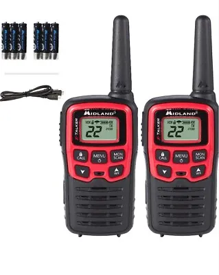 Midland X-Talker T31VP Two-Way Radios 22 Channels & UpTo 26 Mile Range BRAND NEW • $39.99