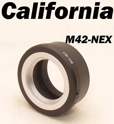 Metal M42 To Sony E Mount Adapter Screw Lens NEX 5 NEX-7 NEX-C3 NEX-5N NEX-VG10 • $18.95