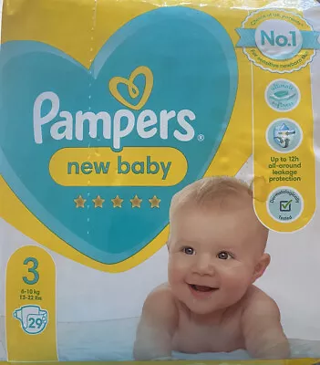 Pampers Newborn Size And Pack 29 • £5