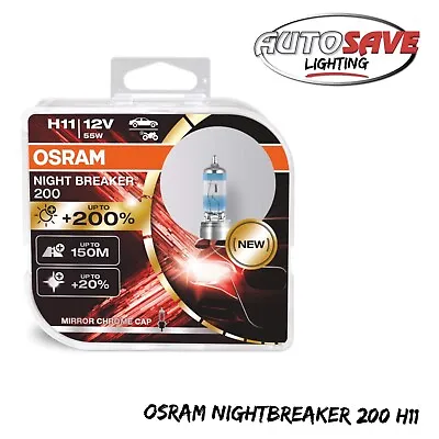 Osram H11 Nightbreaker 200% Brighter Twin Pack - BRAND NEW 2024 - NOW IN STOCK • $37.18
