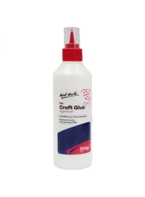 $18.50 • Buy Mont Marte PVA Craft Glue Fine Tip 250g - Use For DIY Slime Clear Drying